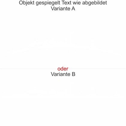Motorhaubenaufkleber Skyline Sachsen - gespiegelt - Text wie abgebildet - Ansicht Farbauswahl - Varianten A und B