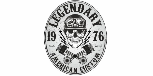 Preview: Motorhaubenaufkleber Legendary American Custom
