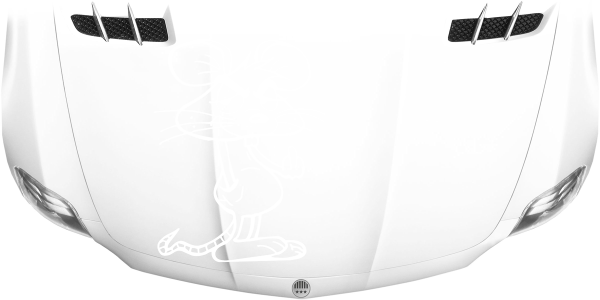 Preview: Motorhaubenaufkleber Coole Maus Preview: Motorhaubenaufkleber Coole Maus