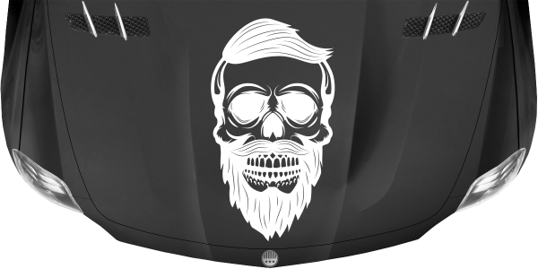 Preview: Motorhaubendekor Hipster