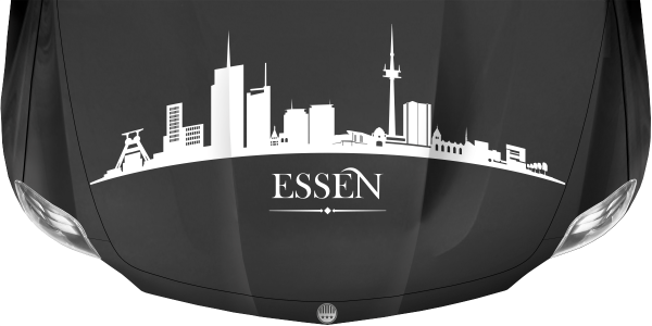 Preview: Motorhaubendekor Skyline Essen Preview: Motorhaubendekor Skyline Essen