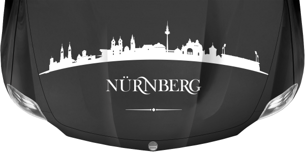 Preview: Motorhaubendekor Skyline Nürnberg Preview: Motorhaubendekor Skyline Nürnberg