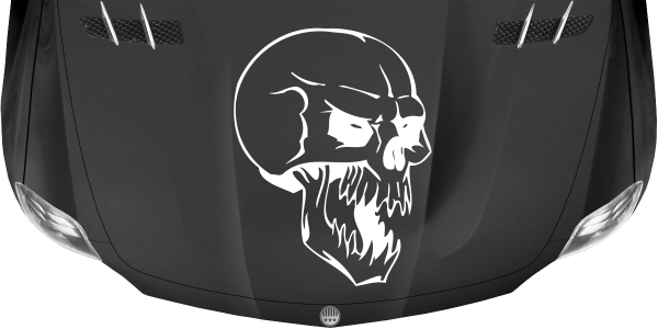 Preview: Motorhaubendekor Totenkopf Preview: Motorhaubendekor Totenkopf
