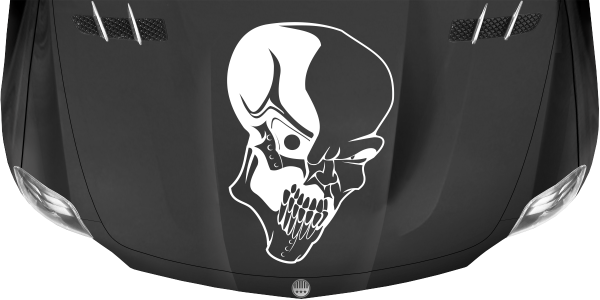 Preview: Motorhaubendekor Totenkopf Terminator