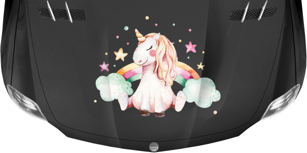 Preview: Motorhaubendekor Unicorn Preview: Motorhaubendekor Unicorn