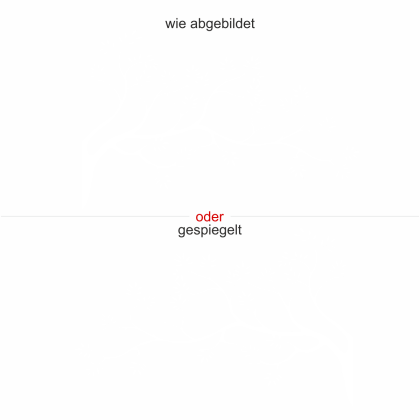 Preview: Motorhaubenaufkleber Ast Preview: Motorhaubenaufkleber Ast