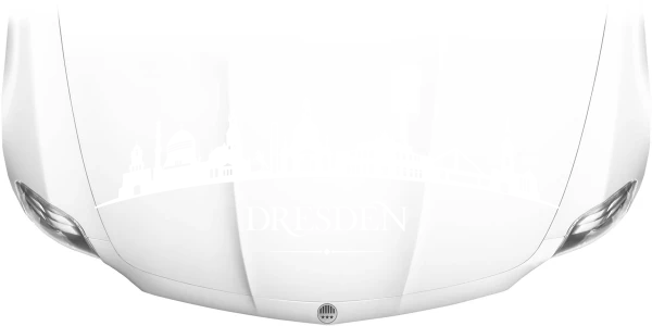 Motorhaubendekor Skyline Dresden