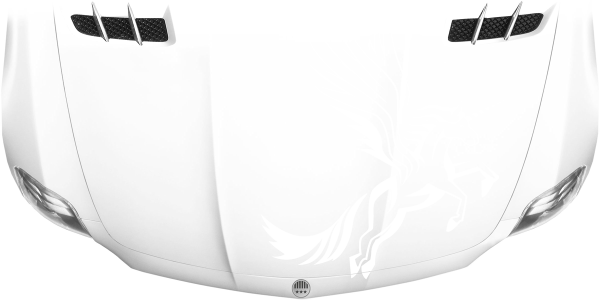 Preview: Motorhaubenaufkleber Tribal Einhorn Preview: Motorhaubenaufkleber Tribal Einhorn