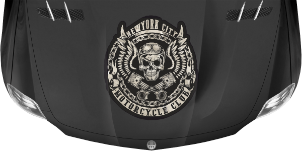 Preview: Motorhaubentattoo NYC Motorcycle Club