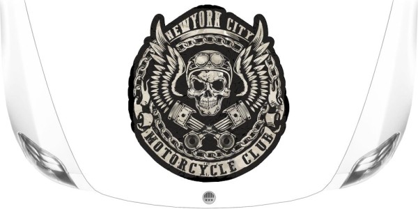 Preview: Motorhaubentattoo NYC Motorcycle Club