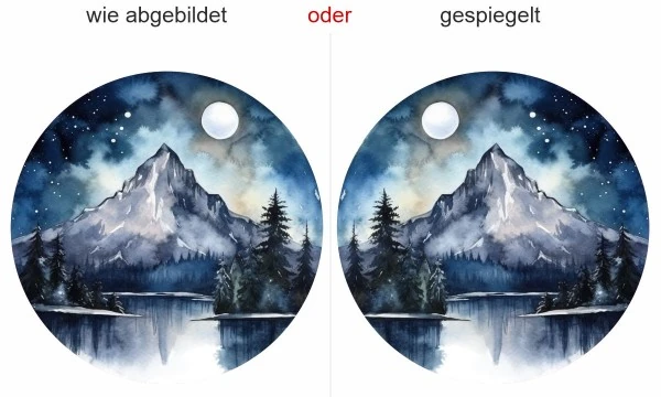 Nachtpanorama im Gebirge (in 3 Varianten erhältlich)