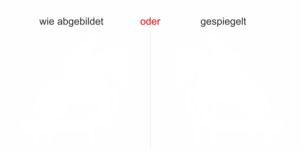 Preview: Pferdeaufkleber Dressurreiten Autoheck
