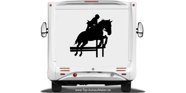 Preview: Pferdeaufkleber-Dressurreiten