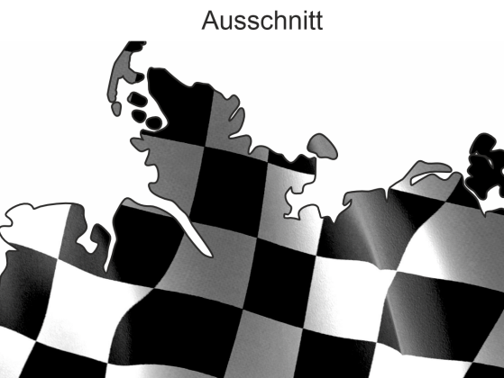 Preview: Racingdekor Silhouette von Deutschland