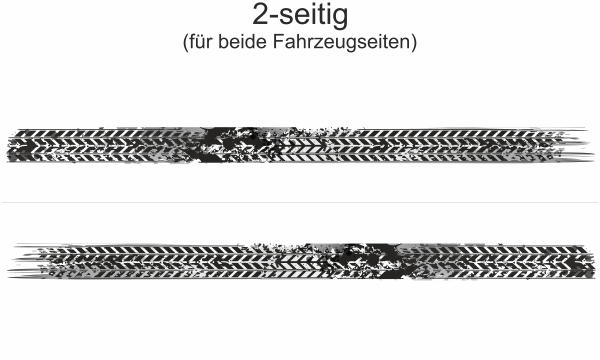 Auto Aufkleber Reifenabdruck