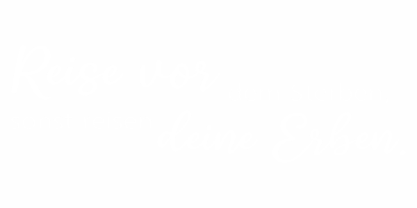 Preview: Reisemobilaufkleber Reisen vor den Erben Preview: Reisemobilaufkleber Reisen vor den Erben - Ansicht Farbauswahl
