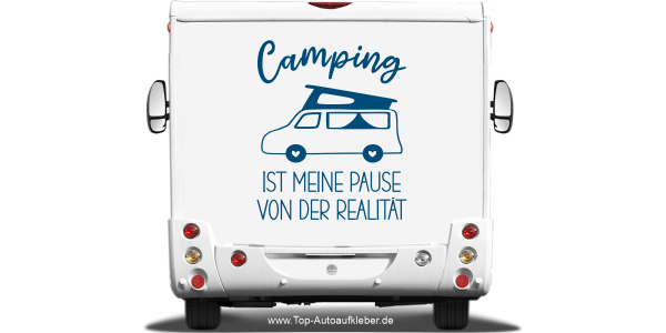 Reisemibildekor Camping ist