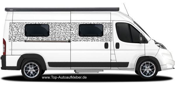 Preview: Aufkleber für Wohnmobil und Van mit Camouflage Muster
