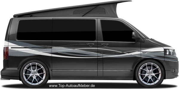 Reisemobil Zierstreifen Design | Set für beide Fahrzeugseiten