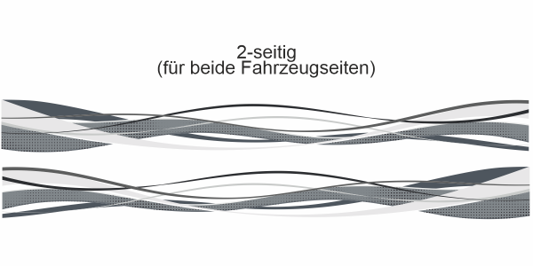 Reisemobil Zierstreifen Design | Set für beide Fahrzeugseiten