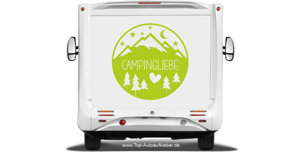 Reisemobilaufkleber Campingliebe