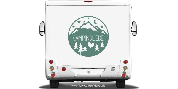 Reisemobilaufkleber Campingliebe