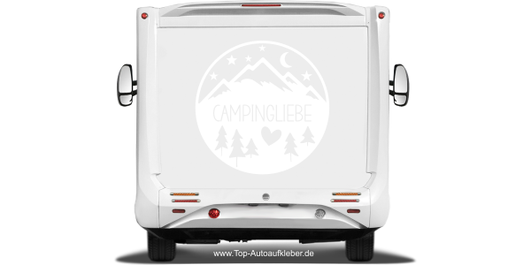 Reisemobilaufkleber Campingliebe