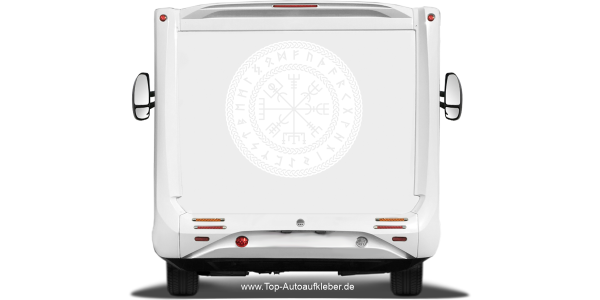 Preview: Reisemobilaufkleber Wegzeichen Midgards