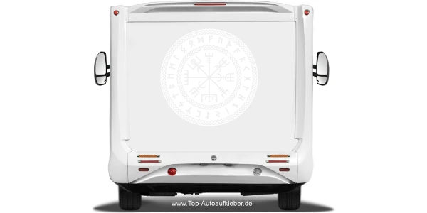 Reisemobilaufkleber Wegzeichen Midgards