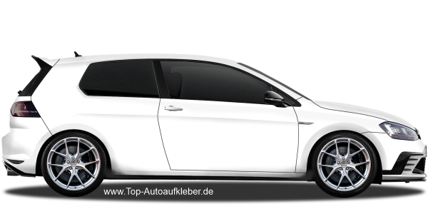 Preview: Autoaufkleber Brush | Set für beide Fahrzeugseiten