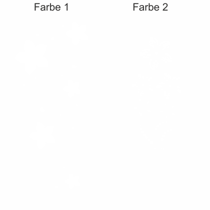 Preview: Seitenaufkleber Buntes Blumenornament | Set für beide Fahrzeugseiten