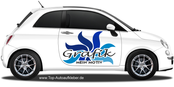 Preview: Seitenaufkleber Eigenes Motiv mehrfarbig | Set für beide Fahrzeugseiten Preview: Seitenaufkleber Eigenes Motiv mehrfarbig | Set für beide Fahrzeugseiten