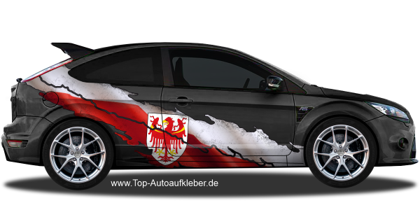 Preview: Sticker Die Flagge Südtirols | Autoaufkleber Set für beide Fahrzeugseiten Preview: Sticker Die Flagge Südtirols | Autoaufkleber Set für beide Fahrzeugseiten