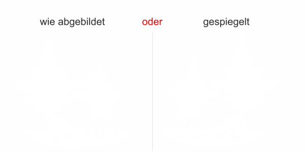 Preview: Wohnwagendekor Rehe im Wald