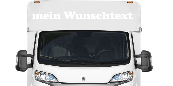 Preview: Wohnmobil Sticker Wunschtext Nr. 16