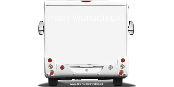 Preview: Wohnmobilaufkleber Wunschtext | 25