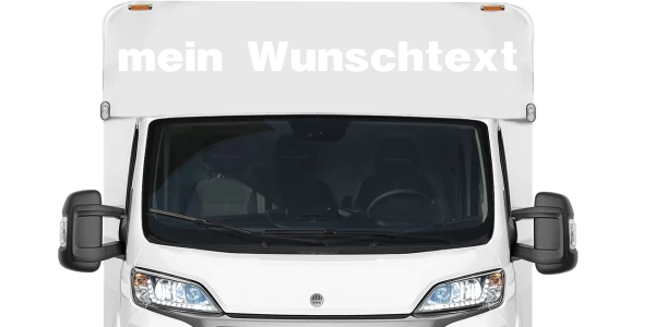 Wohnmobilaufkleber Wunschtext | 27