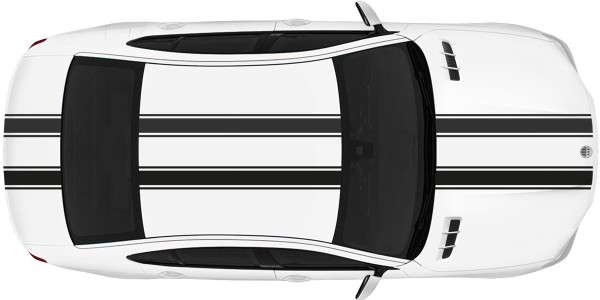 Tuning Autoaufkleber mit Viperstreifen
