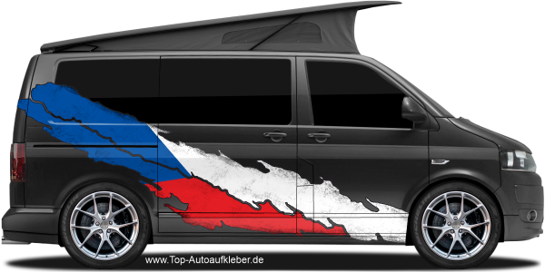 Preview: Wohnmobil Aufkleber Flagge der Tschechischen Republik | Set für beide Fahrzeugseiten Preview: Wohnmobil Aufkleber Flagge der Tschechischen Republik | Set für beide Fahrzeugseiten