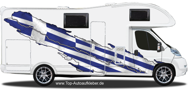 Preview: Wohnmobil Aufkleber Flagge Griechenlands | Set für beide Fahrzeugseiten Preview: Wohnmobil Aufkleber Flagge Griechenlands | Set für beide Fahrzeugseiten