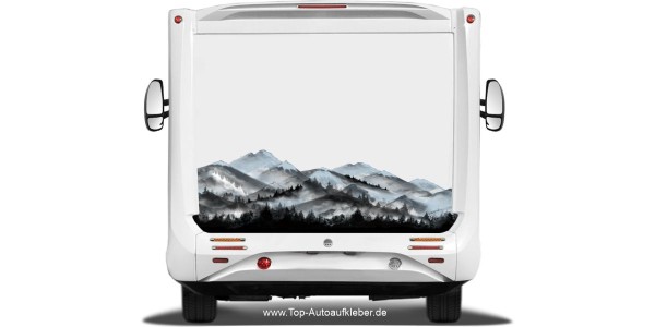 Preview: Wohnmobil Dekor Bergkette Preview: Wohnmobil Dekor Bergkette