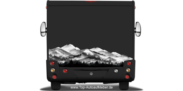Preview: Wohnmobil Dekor Bergkette Preview: Wohnmobil Dekor Bergkette