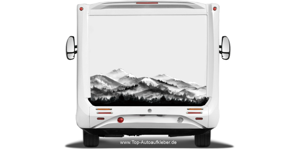 Preview: Wohnmobil Dekor Bergkette Preview: Wohnmobil Dekor Bergkette