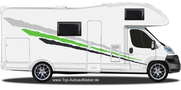 Preview: Wohnmobil Zierstreifen | Set für beide Fahrzeugseiten