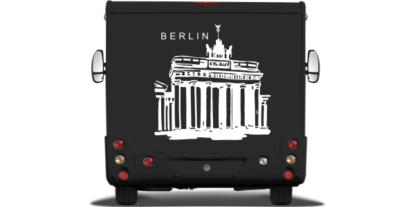 Preview: Wohnmobilaufkleber Berlin Brandenburger Tor Preview: Wohnmobilaufkleber Berlin Brandenburger Tor