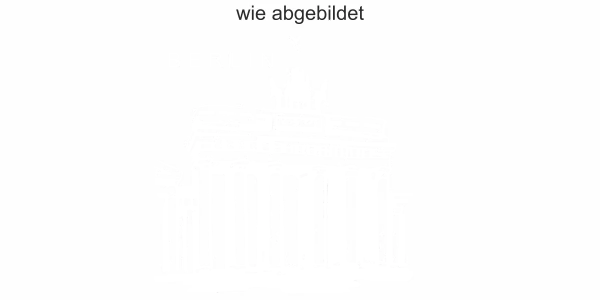 Wohnmobilaufkleber Berlin Brandenburger Tor - Ansicht Farbauswahl