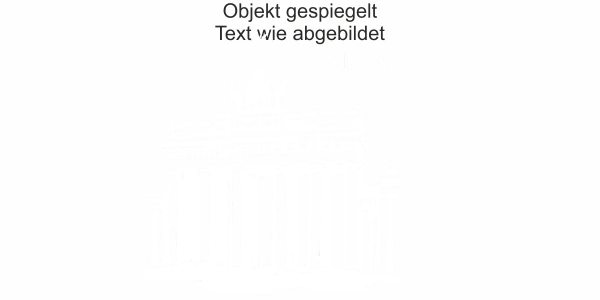Wohnmobilaufkleber Berlin Brandenburger Tor - Ansicht FarbauswahlWohnmobilaufkleber Berlin Brandenburger Tor - Ansicht Farbauswahl