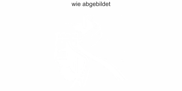 Wohnmobilaufkleber Chinesische Mauer - Ansicht Ausrichtung und Farbauswahl