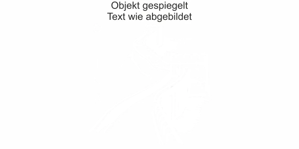 Wohnmobilaufkleber Chinesische Mauer - Ansicht Ausrichtung und Farbauswahl