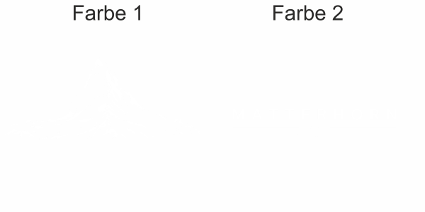 Wohnmobilaufkleber Matterhorn - Ansicht Farbauswahl